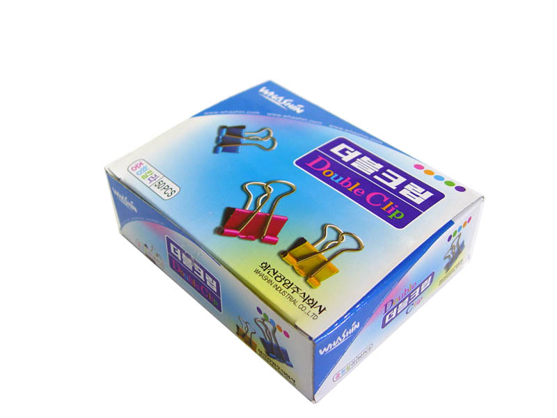 화신 더블크립(칼라) 중형(25mm/50입) 