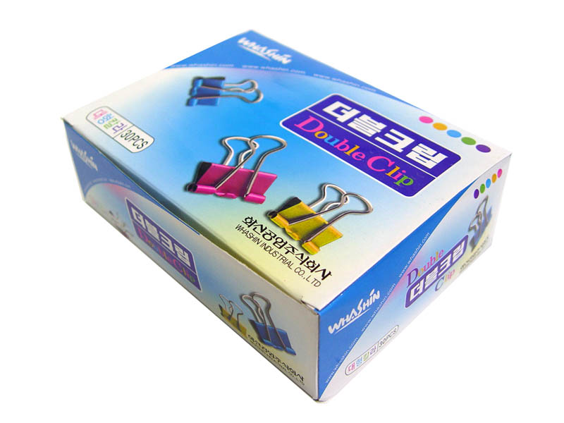 화신 더블크립(칼라) 대형(38mm/30입) 