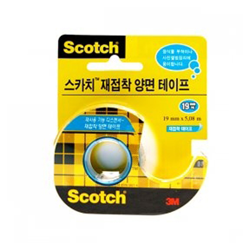 3M 재접착양면테이프 19mm*5.08M #238