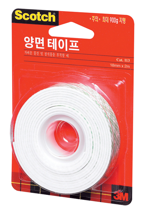 3M 폼타입 양면테이프 12mm*2M #2120