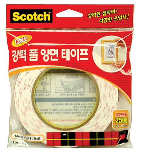 3M 강력폼 양면테이프 18mm*5M #2474