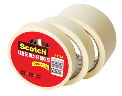 3M 마스킹테이프(미색) 24mm*20M #2214
