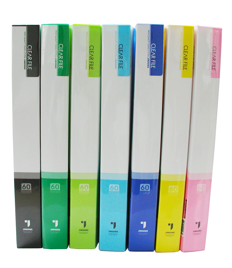 진홍 PP클리어화일 A4(60매) 하늘 #JF761 