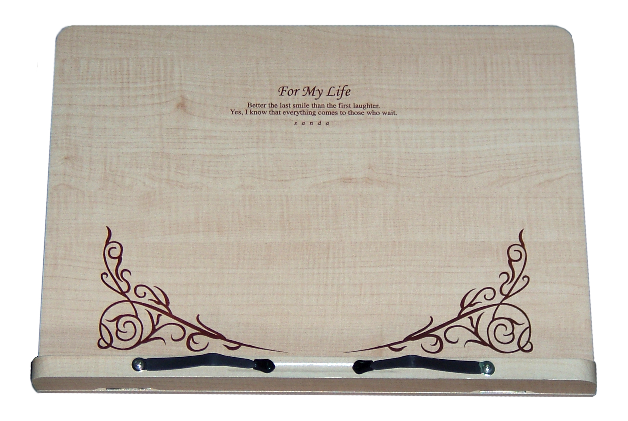 산다 나무독서대(베이지) 소형(300*240mm) WS-1400 