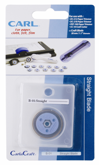 Carl 재단기 칼날(실선1입) B-01(DC-212 전용)