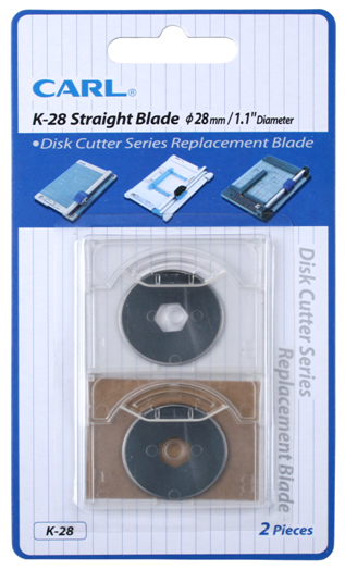Carl 재단기 칼날(실선2입) K-28(DC-210,230,300,330 겸용)