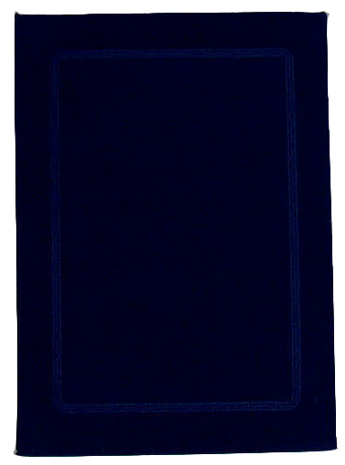 진홍 상장케이스(우단) A4 청색 #JF305 