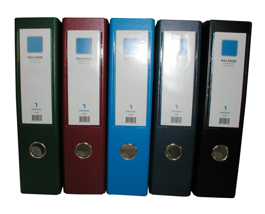 진홍 합지 3공D링바인더 A4(70mm) 적색 #JF605