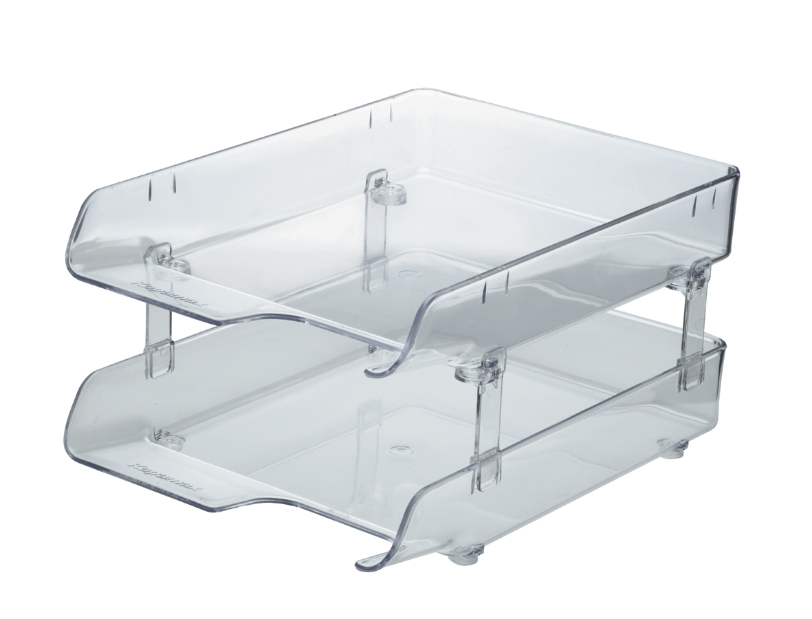 카파맥스 크리스탈 서류받침 2단(투명) K20102 