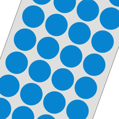 분류용라벨(칼라원형) 19mm(녹색*8매) 10-C301 