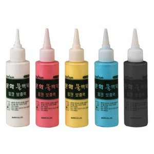 문화 물백묵 보충액100ml(흰색) 