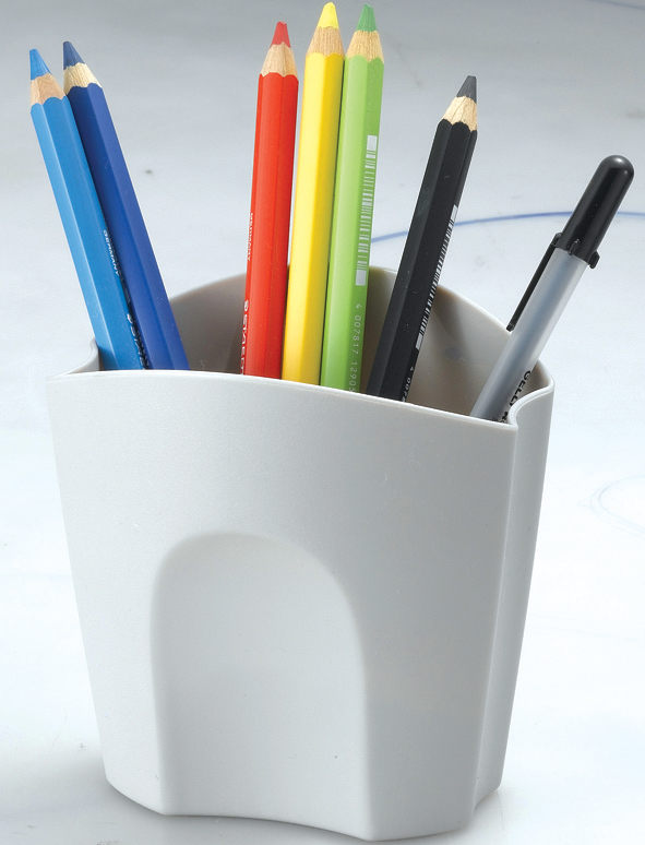 카파맥스 펜슬홀더(펜꽂이) 회색(105*125*50mm) K06053 