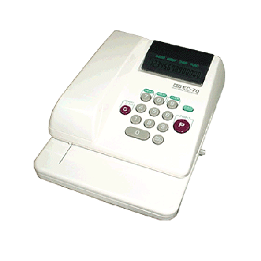 자동수표발행기 EC-70K(잉크롤형)