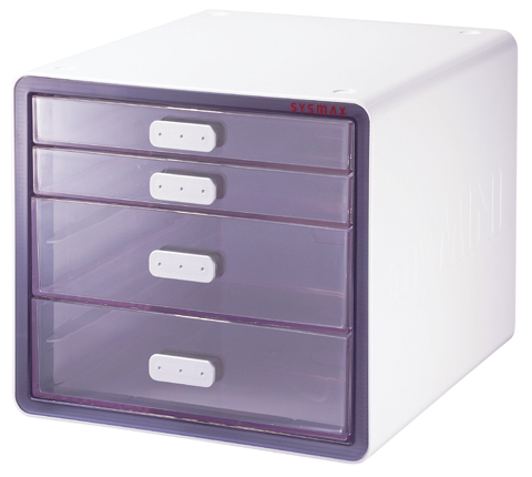 시스맥스 MyMini 소품함 4단RD(빨강/220*250*199mm) 58001(270106) 