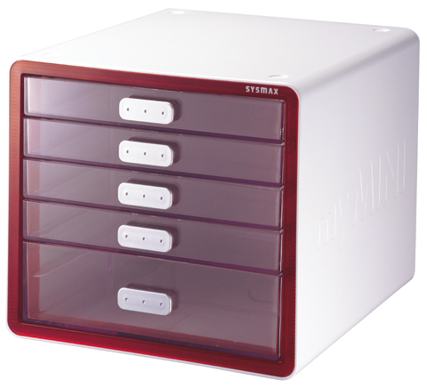 시스맥스 MyMini 소품함 5단RD(빨강/220*250*199mm) 58003(270108) 