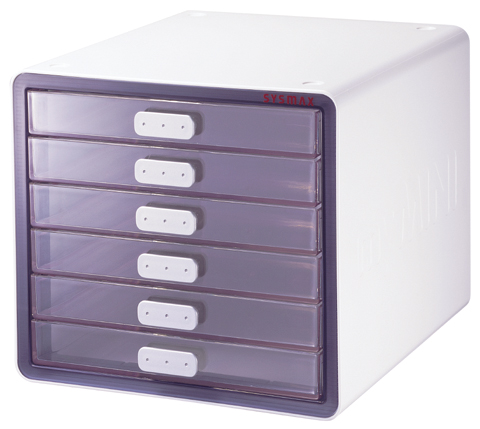 시스맥스 MyMini 소품함 6단RD(빨강/220*250*199mm) 58002(270110) 