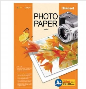 한솔 포토용지A3(210g*20매)Glossy HD-3020G 