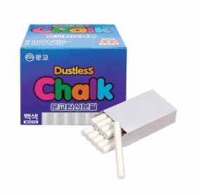 문교 탄산분필(백색*10개)/갑 