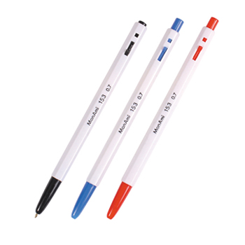 [모나미]153볼펜 적색(다스) 12개입