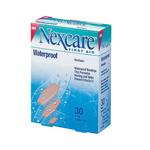 3M 넥스케어 방수밴드 혼합형(투명30입) #588-30 