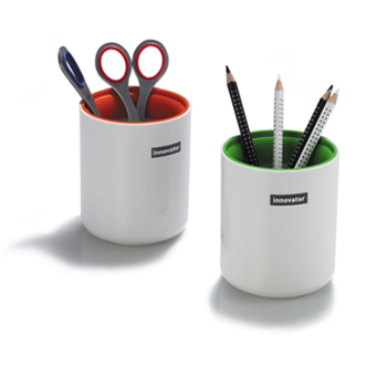 시스맥스 Well&Good 펜꽂이 오렌지(92*110mm) 46115 