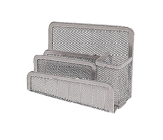 아코우 펜/편지꽂이(은색) 