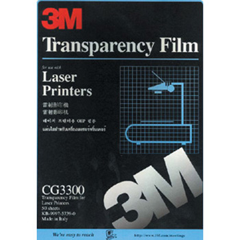 3M OHP필름 A4(50매) CG3300(흑백레이저전용) 