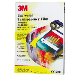3M OHP필름 A4(50매) CG6000(잉크,레이저,복사기겸용) 
