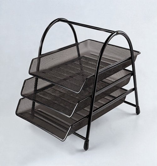 아코우 라운드트레이 3단(은색/340*290*280mm) 