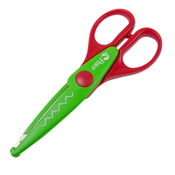 평화 아동용핑킹가위(삼각모양) SM-777 