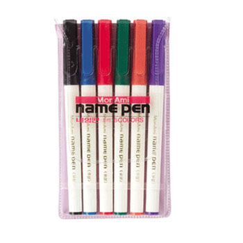 모나미 네임펜 6색세트 B-20