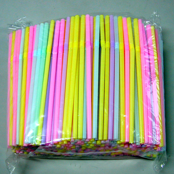 빨대 7mm (자바라형식)(1봉=500개입)