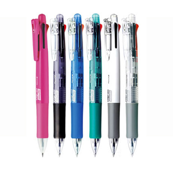 제브라 클립온 멀티(흑,청,적,녹+샤프) 0.7B4SA1(청색)자루 B-21