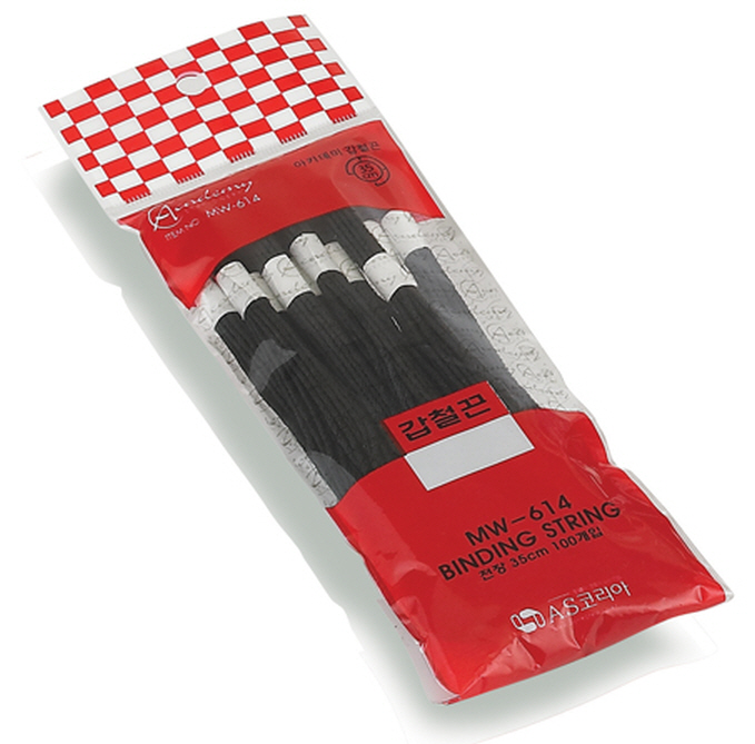 아카데미 보급철끈(갑철끈) 중(35cm/100입) MW-614 