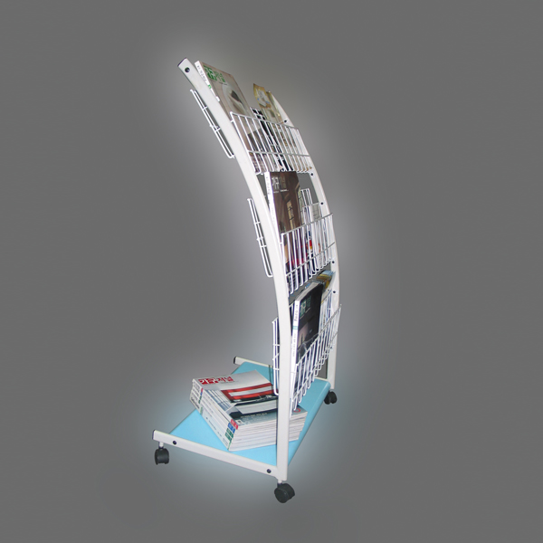 아카데미 잡지걸이 철재3단(640*385*1070mm/조립식) MH-511