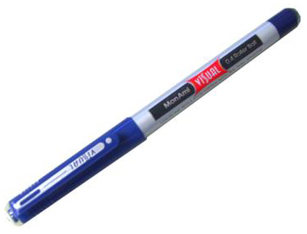 [모나미] 비쥬얼 수성펜 0.4mm 청색(자루) B-20