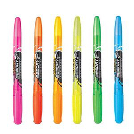 모나미 메모리 브라이트 형광펜 연두(자루) B-20