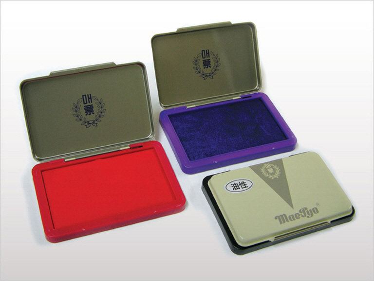 매표 유성스탬프패드 적색(일반.118*78mm) 