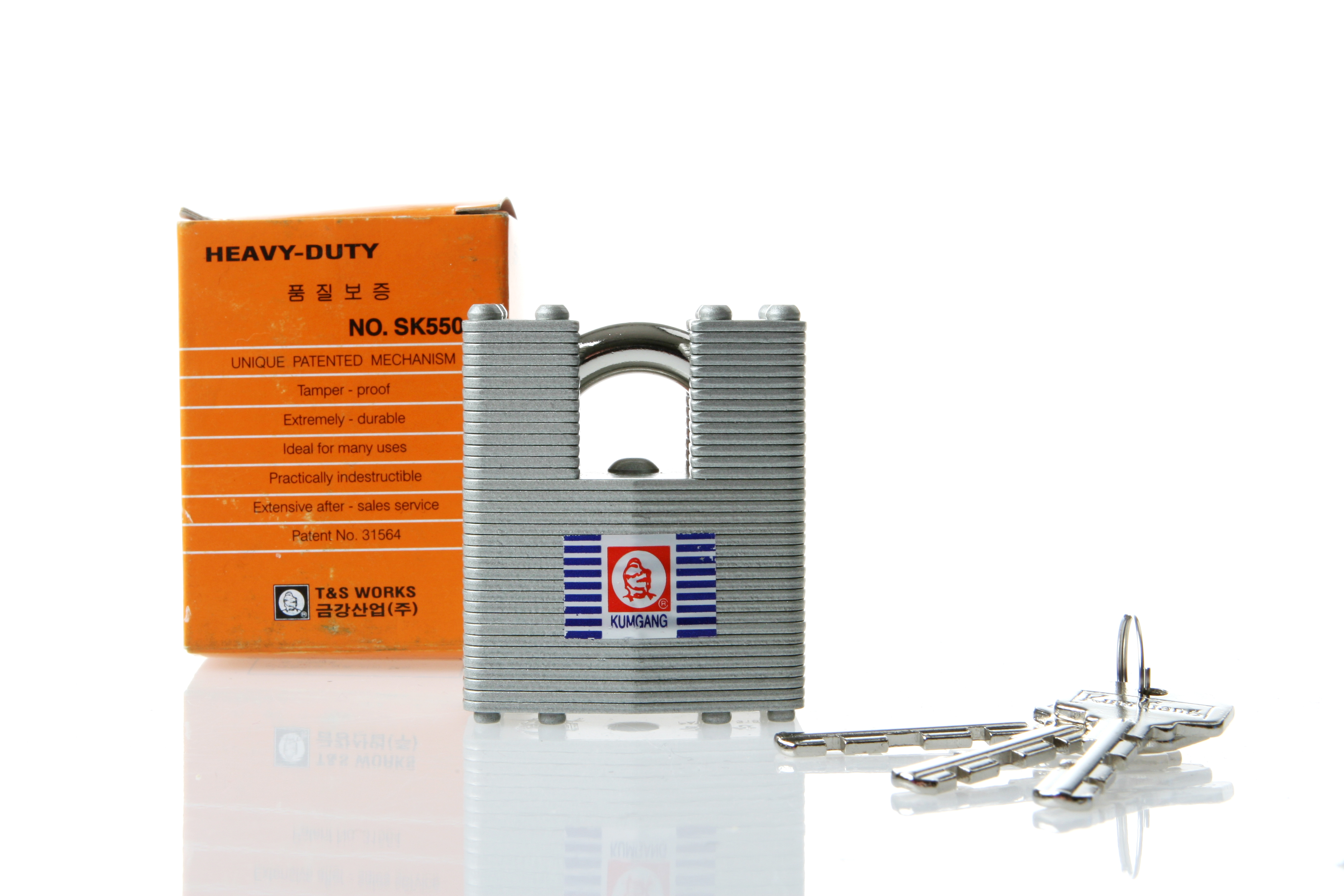 금강자물쇠 키열쇠7.9mm(은색) CL-550S 