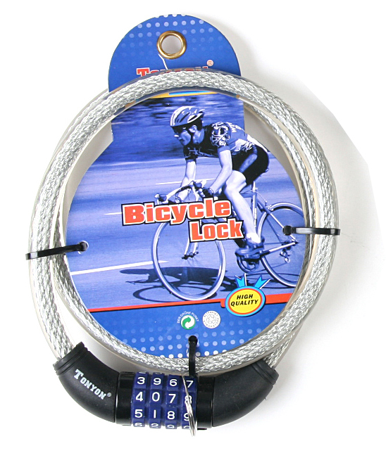 자전거자물쇠 번호열쇠 중형(12*900mm) 