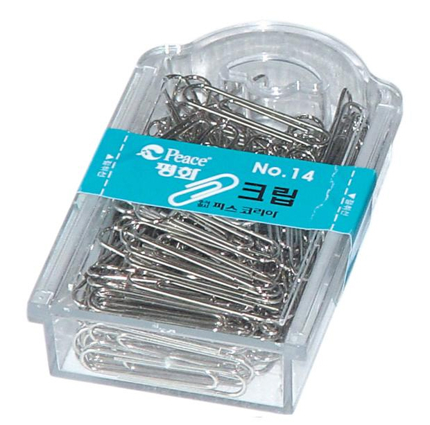 평화 실버클립 NO.14 