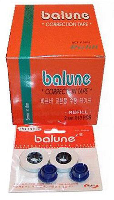 [바르네] 수정테이프리필 5mm*8M(2입) BCT-4058R2 