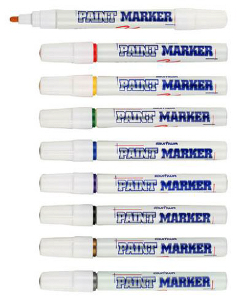 문화 페인트마카 노랑(자루)