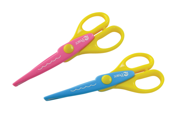 평화 비두리 핑킹가위2(물결모양)