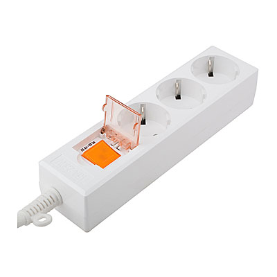 동양 멀티탭(통합) 3구 1.5M (DYM-G3C/백색/양극차단안전커버) 