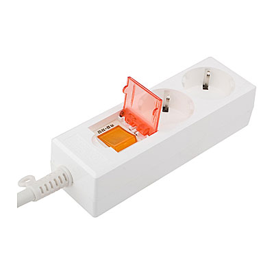 동양 멀티탭(통합) 2구 1.5M (DYM-G2C/백색/양극차단안전커버) 