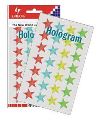 레이테크 견출지 10-H352 A (4장/112개) 17mm * 17 mm 