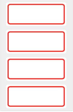 예현2001(적색/3매)-일반견출지