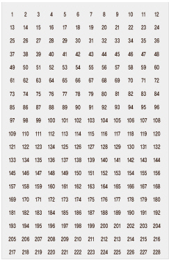 예현6018(백색-숫자/8매)-라벨견출지