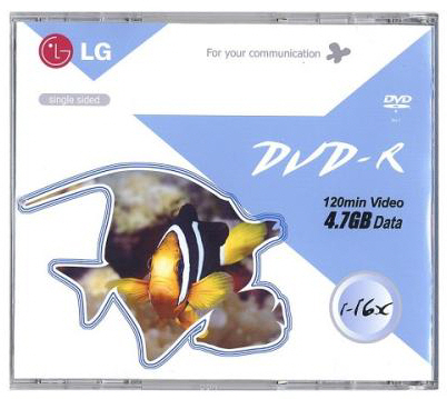 [LG] DVD-R 4.7GB/16X(1P)